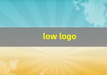 low logo